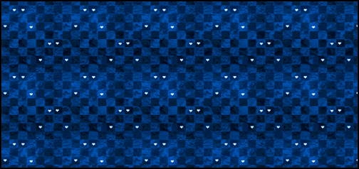 Animated Blue Hearts Checker Board 