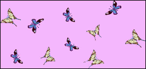 Animated Fluttering Butterflies