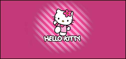 Stripe Hello Kitty Background