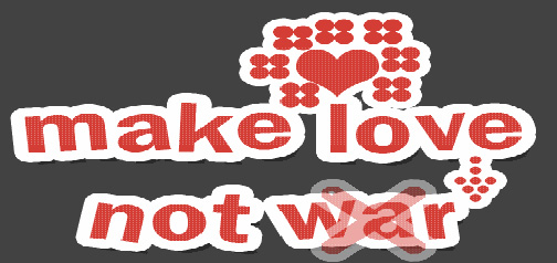 Animated Make Love Not War