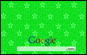 Animated Green Sparkly Stars 
