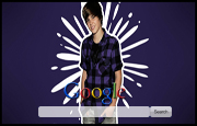 Justin Beiber Purple Splash