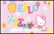 Patchy Hello Kitty Background